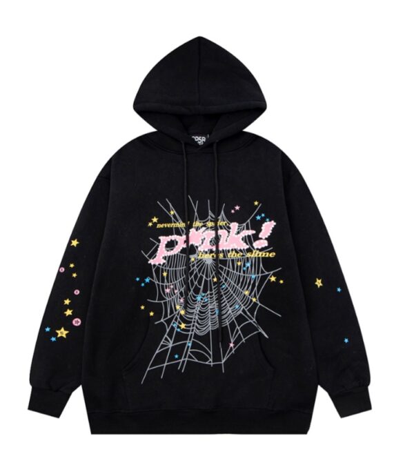 Spider Hoodie Pink/Black