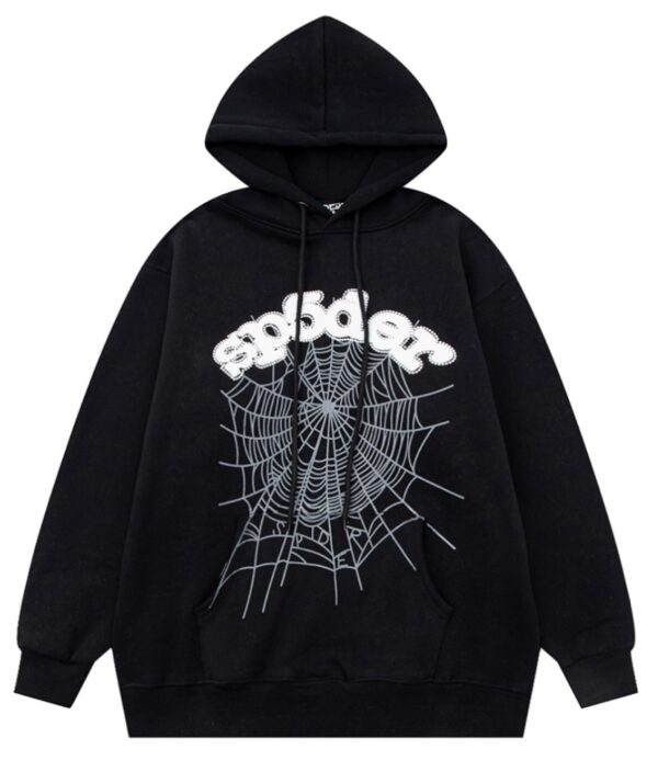 Spider Hoddie Black/White