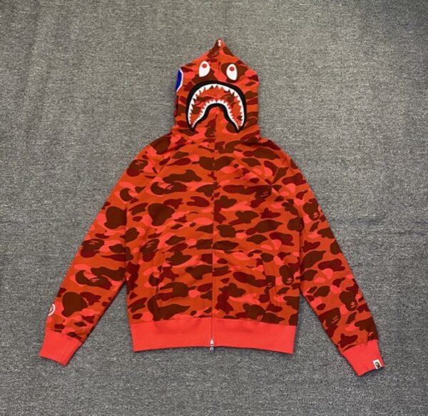 BAPE Camo SHARK FULL ZIP HOODIE - Image 7